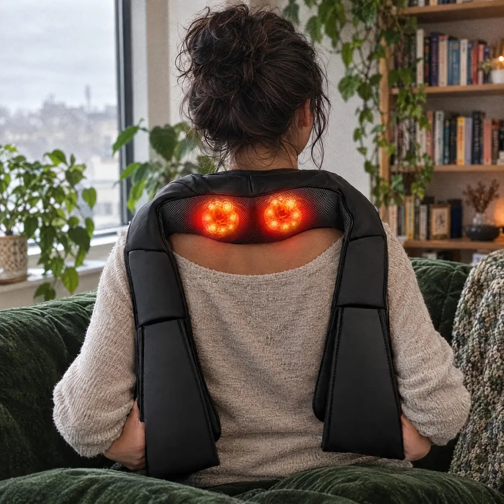 Restlume Heated Shiatsu Neck and Shoulder Massager