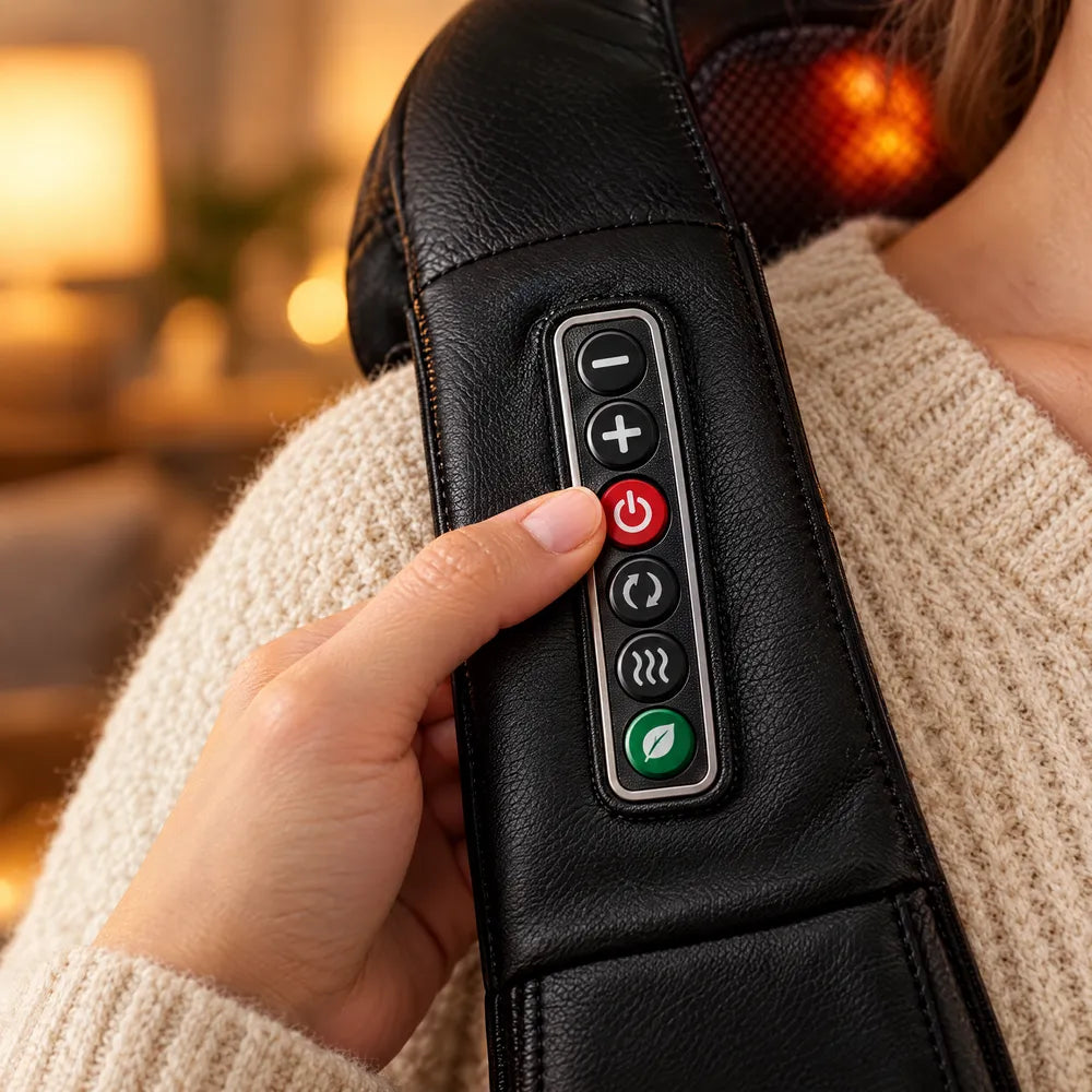 Restlume Heated Shiatsu Neck and Shoulder Massager