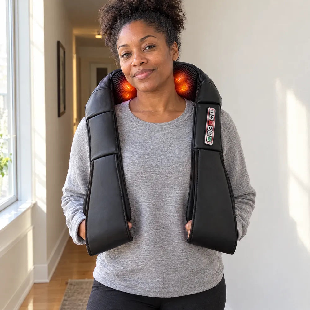Restlume Heated Shiatsu Neck and Shoulder Massager
